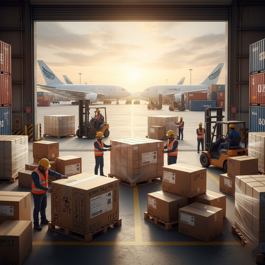 الشحن من مصر للإمارات