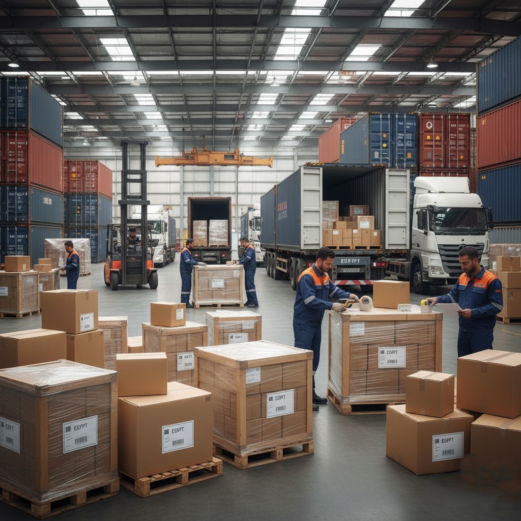 الشحن من مصر للأردن